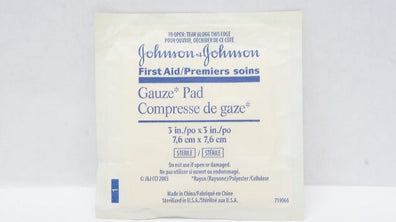 Johnson & Johnson First Aid/Premiers Soins Gauze Pad 3inch x 3inch